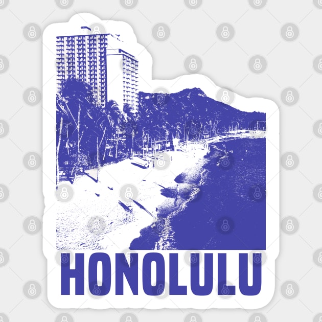 Honolulu Sticker by Den Vector